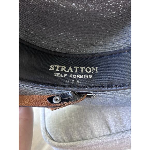 Vintage Stratton Police Trooper Campaign Hat Self Forming Size 7 1/8 *Read* - Picture 5 of 9